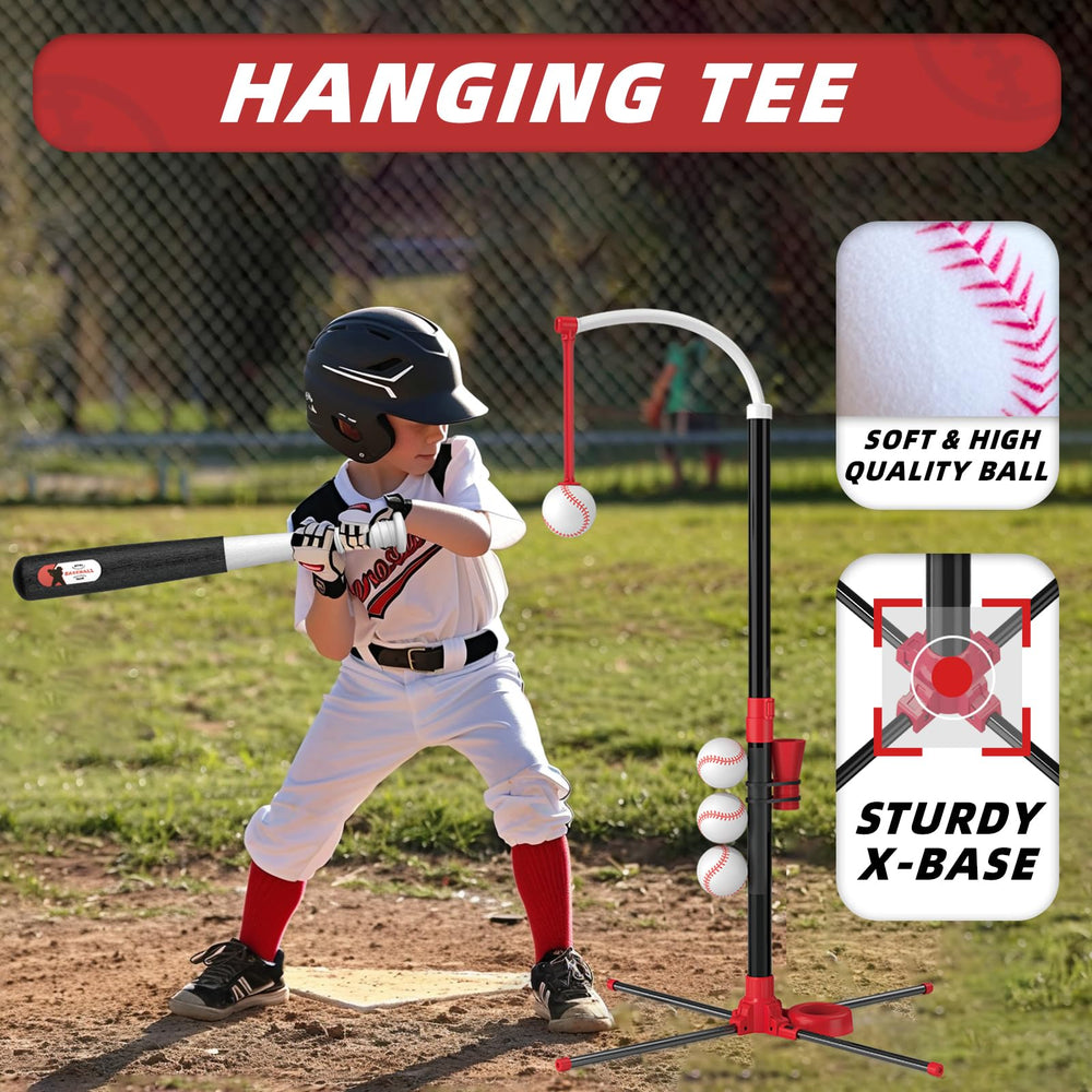 Wee Wonders 6 baseballs included for quick setup and practice.