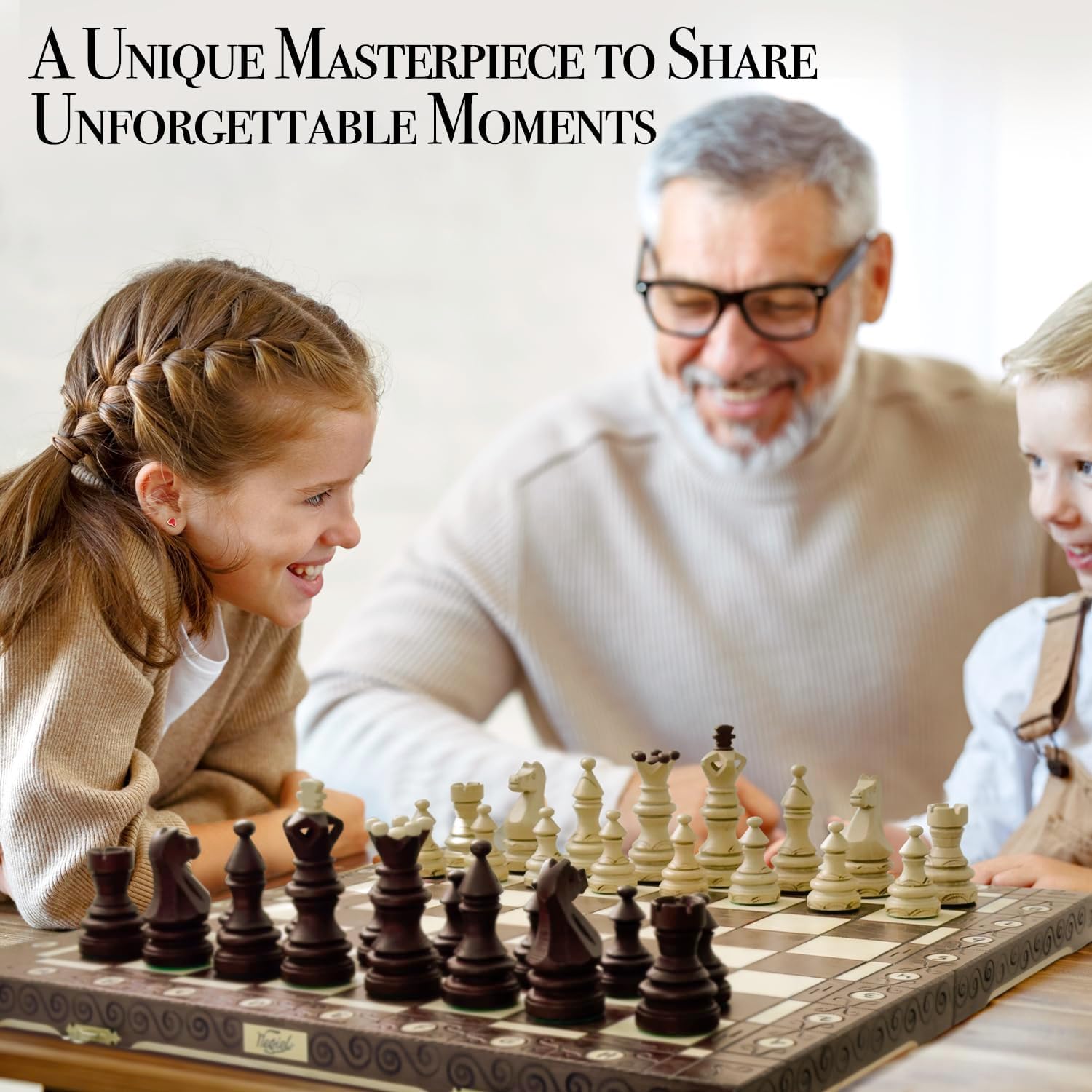Wegiel Imperator pawn at 2.2 inches for precise moves.