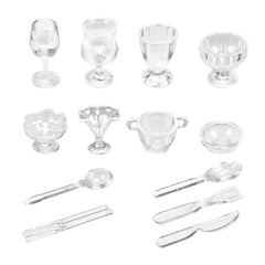 WEHOO dessert collection miniatures for pretend kitchens and table setups
