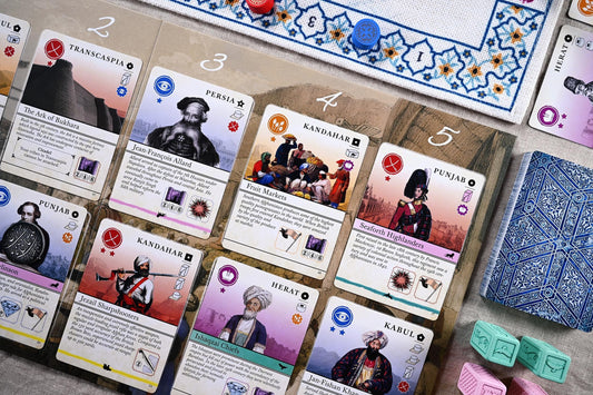 Wehrlegig Pax Pamir cards display period artwork for thematic decisions