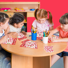 WEIEN classroom-ready Valentine bingo for group activities