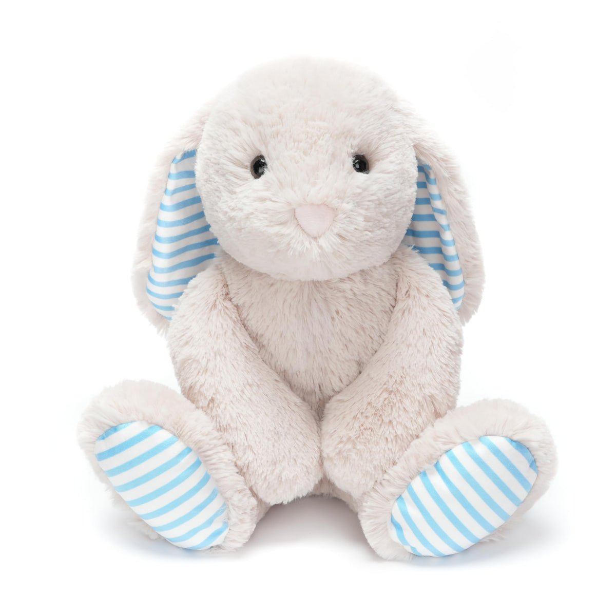 WEIGEDU beige cream bunny plush front view, ideal for cozy cuddles.