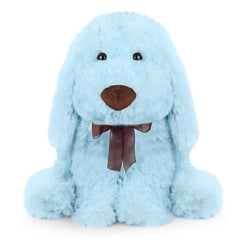 WEIGEDU blue goldendoodle plush front view ideal for safe cuddling and imaginative play