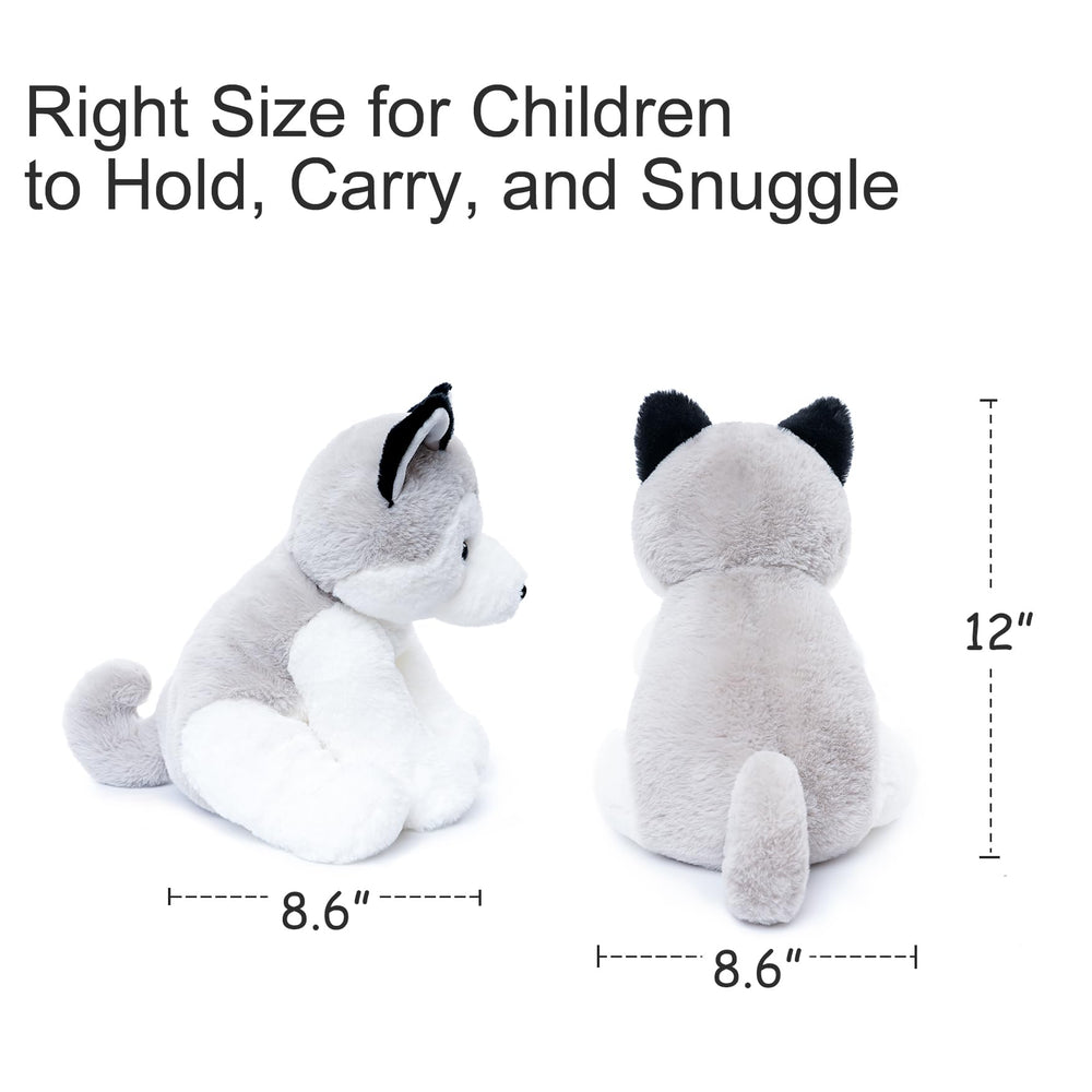 WEIGEDU cuddly-husky-plush-toy-for-kids makes bedtime comforting