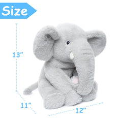 WEIGEDU elephant cuddle companion for nursery and playtime.