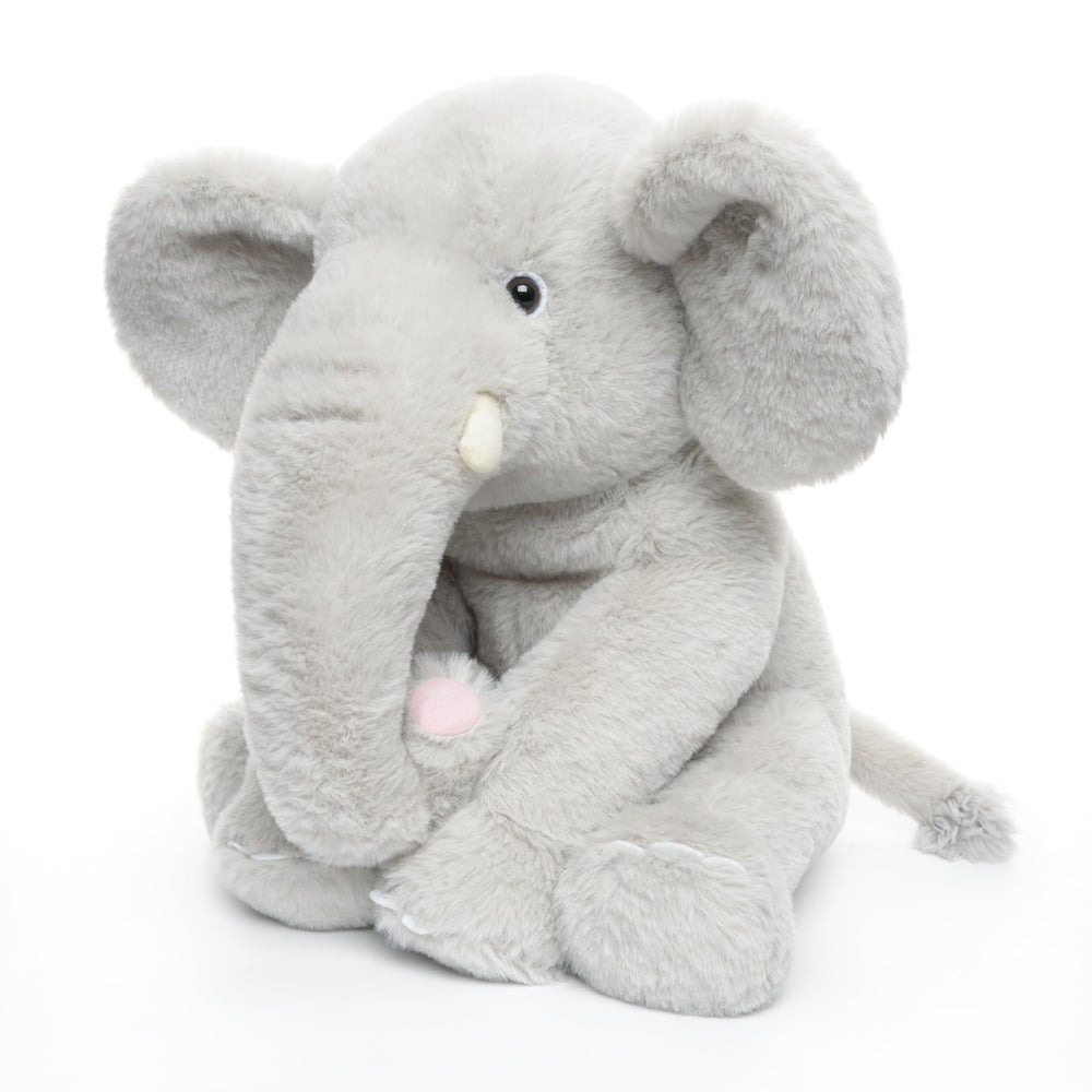 WEIGEDU elephant soft plush fur for cozy bedtime snuggles.