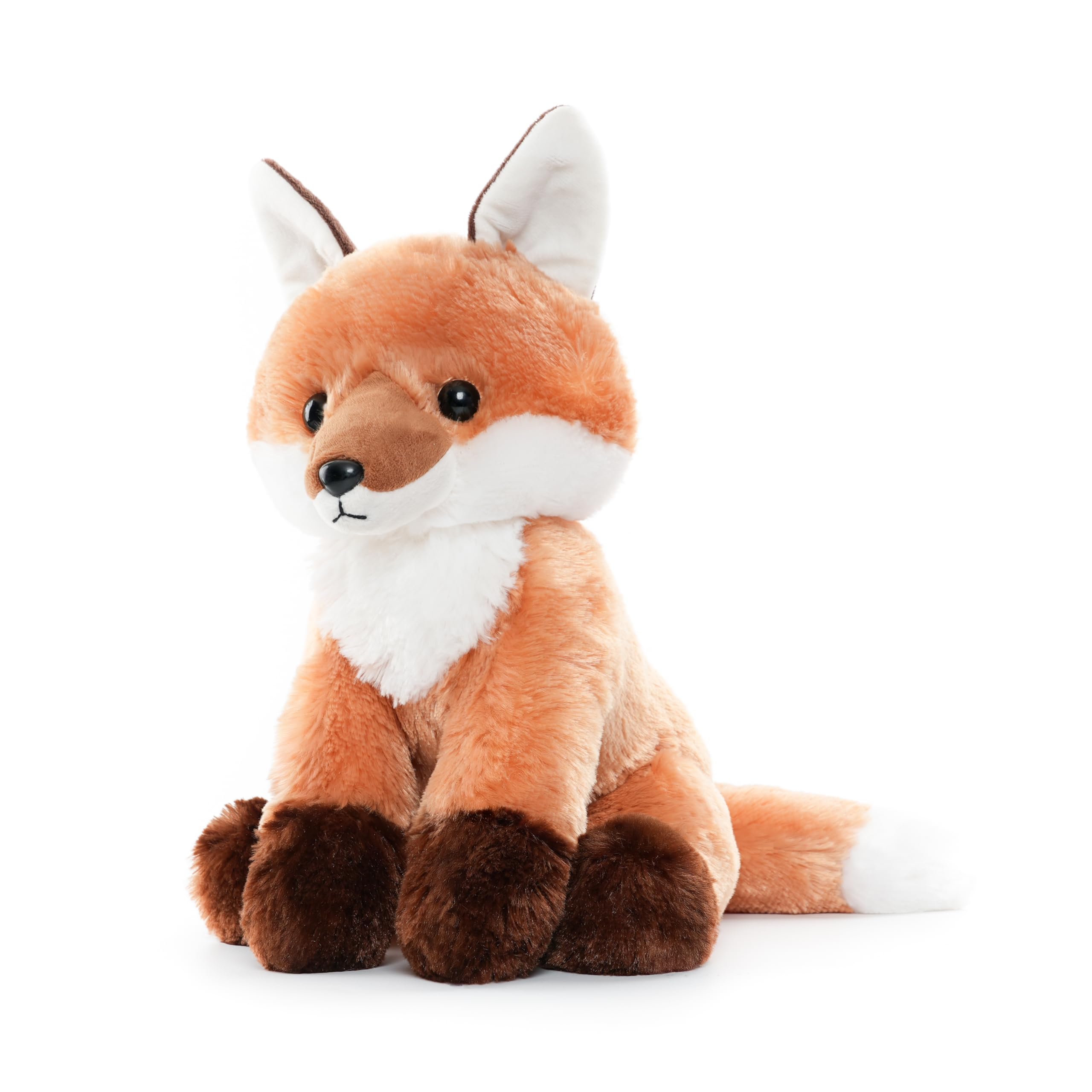 WEIGEDU fox stuffed toy with soft fur invites gentle playtime snuggles.
