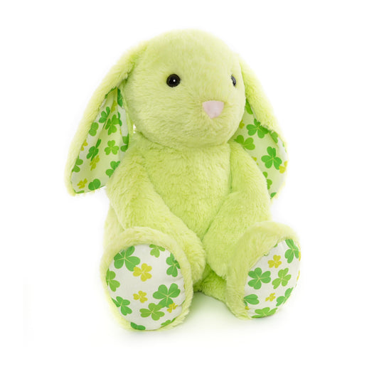 WEIGEDU bunny with shamrock print, festive vibe for celebrations.
