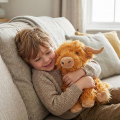 WEIGEDU Highland Cow plush horns add authentic charm for display or playful reenactments