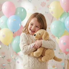 WEIGEDU Labrador Golden Plush 12in cuddle size ideal for small hands.