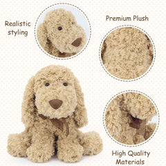 WEIGEDU Poodle Puppy plush close-up fur texture highlighting softness
