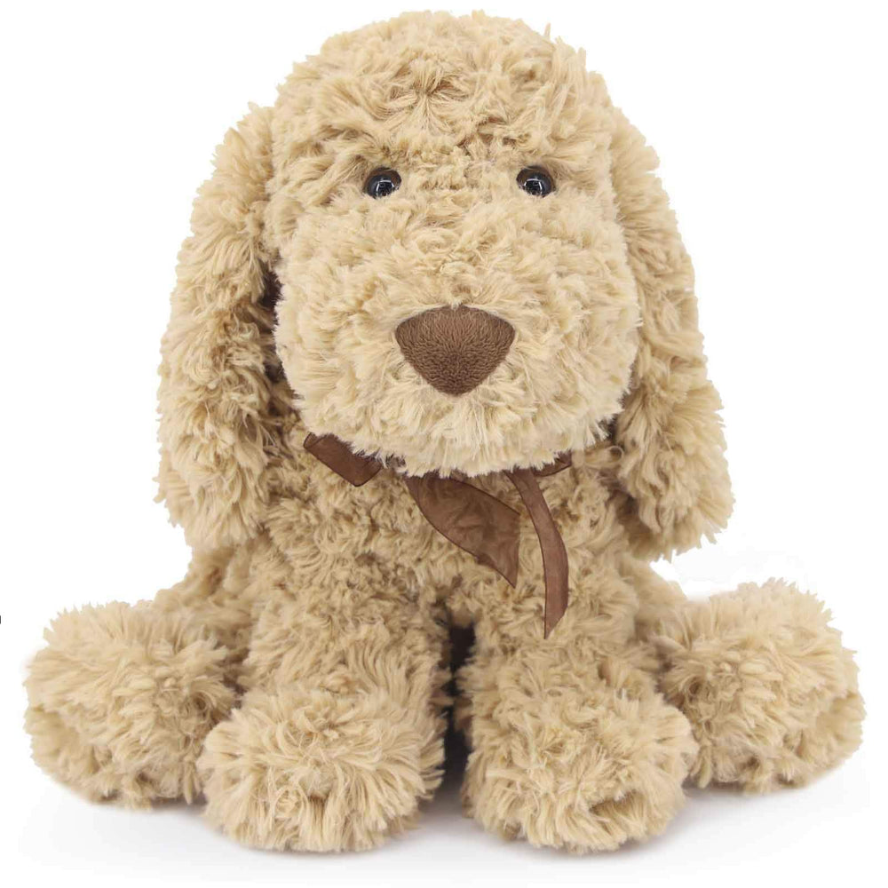 WEIGEDU Poodle Puppy plush in a hugging scene for cozy comfort