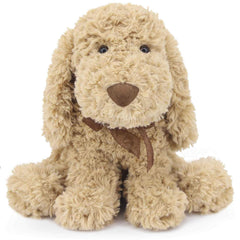 WEIGEDU Poodle Puppy plush in a hugging scene for cozy comfort