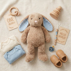 WEIGEDU Rabbit Bunny plush is a comforting travel buddy