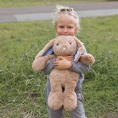 WEIGEDU Rabbit Bunny plush sized for hugs and adventures on the go