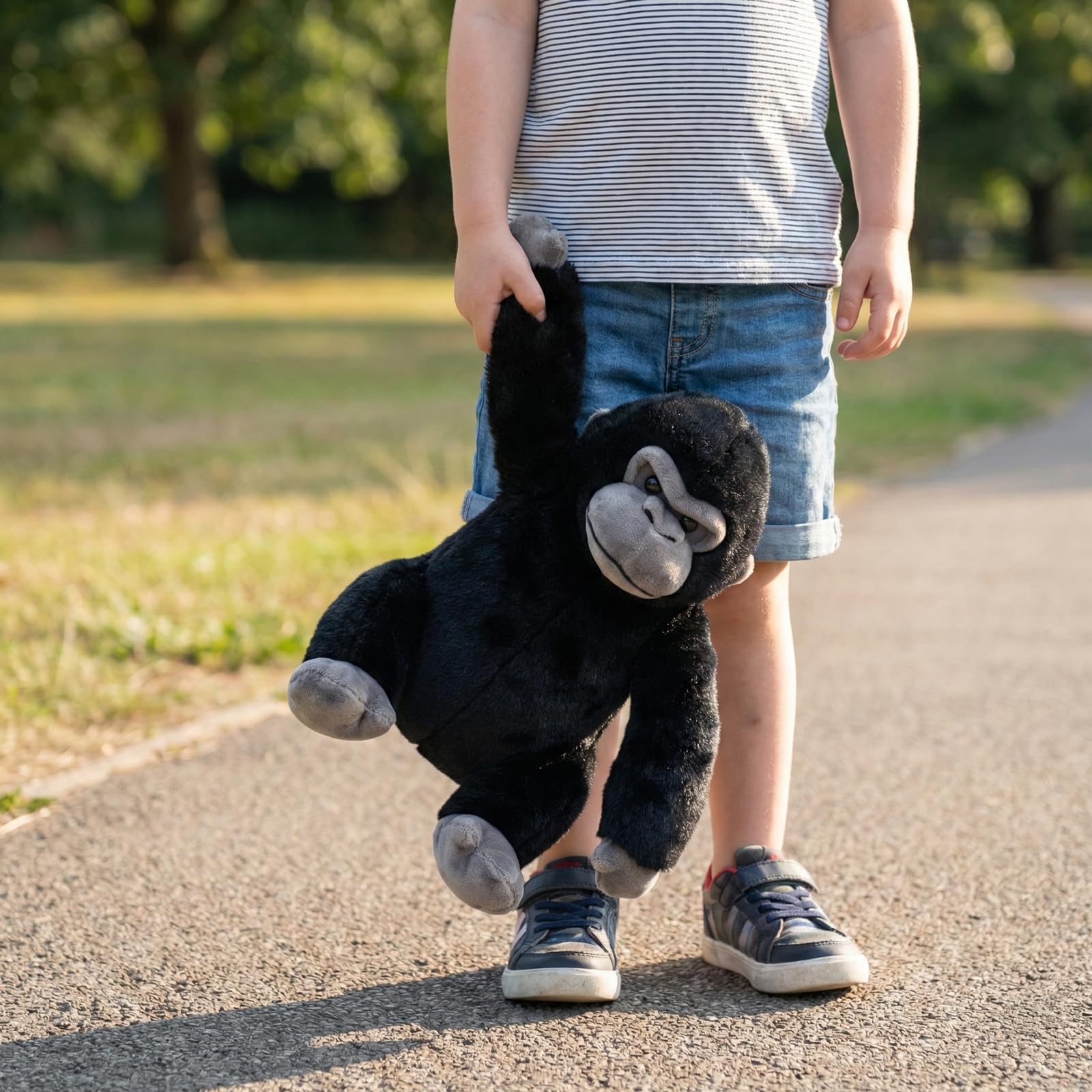 WEIGEDU realistic gorilla apes plush design, educational and engaging for curious young minds.
