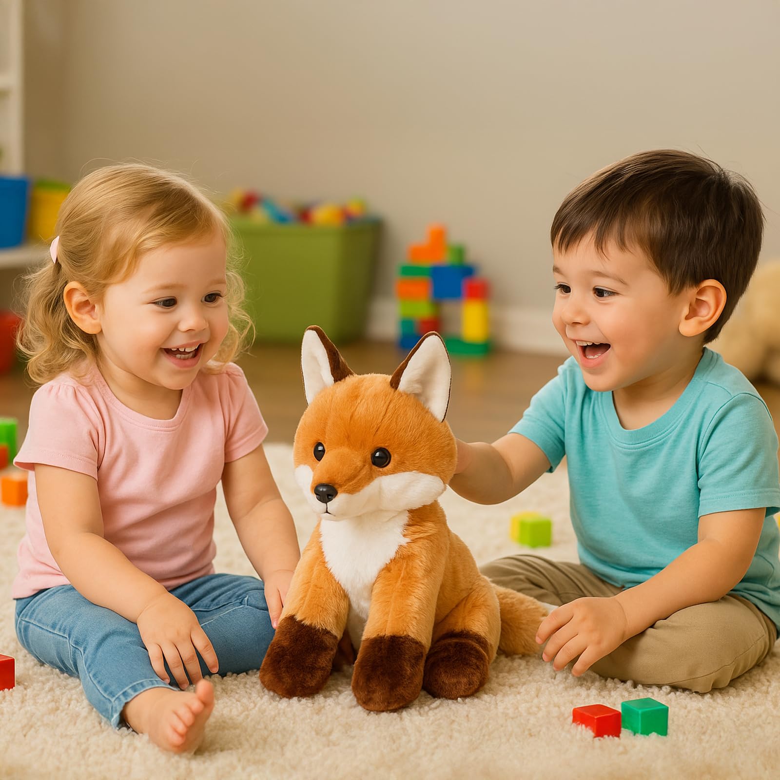 WEIGEDU red fox stuffed animal makes a thoughtful Easter or birthday gift.