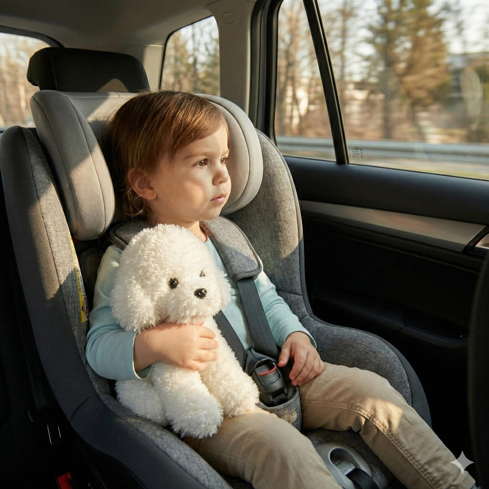 WEIGEDU realistic-look poodle plush with delicate facial features