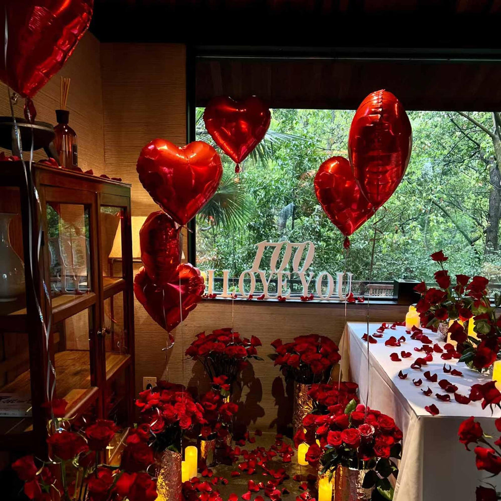 WEIKA safe aluminum foil heart balloon with premium finish for festive ambiance