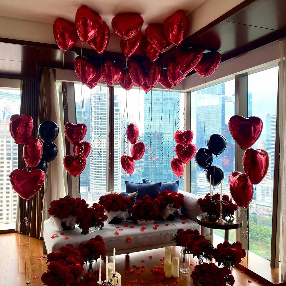 WEIKA durable, colorfast heart balloons suitable for reuse and longevity