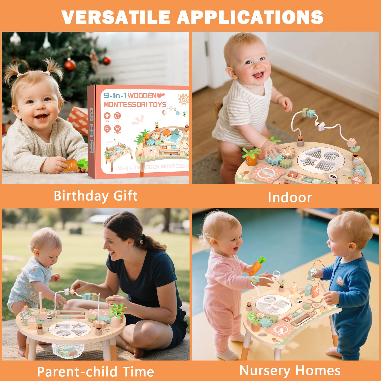 Weilim Activity Table carrot harvest encourages imaginative play