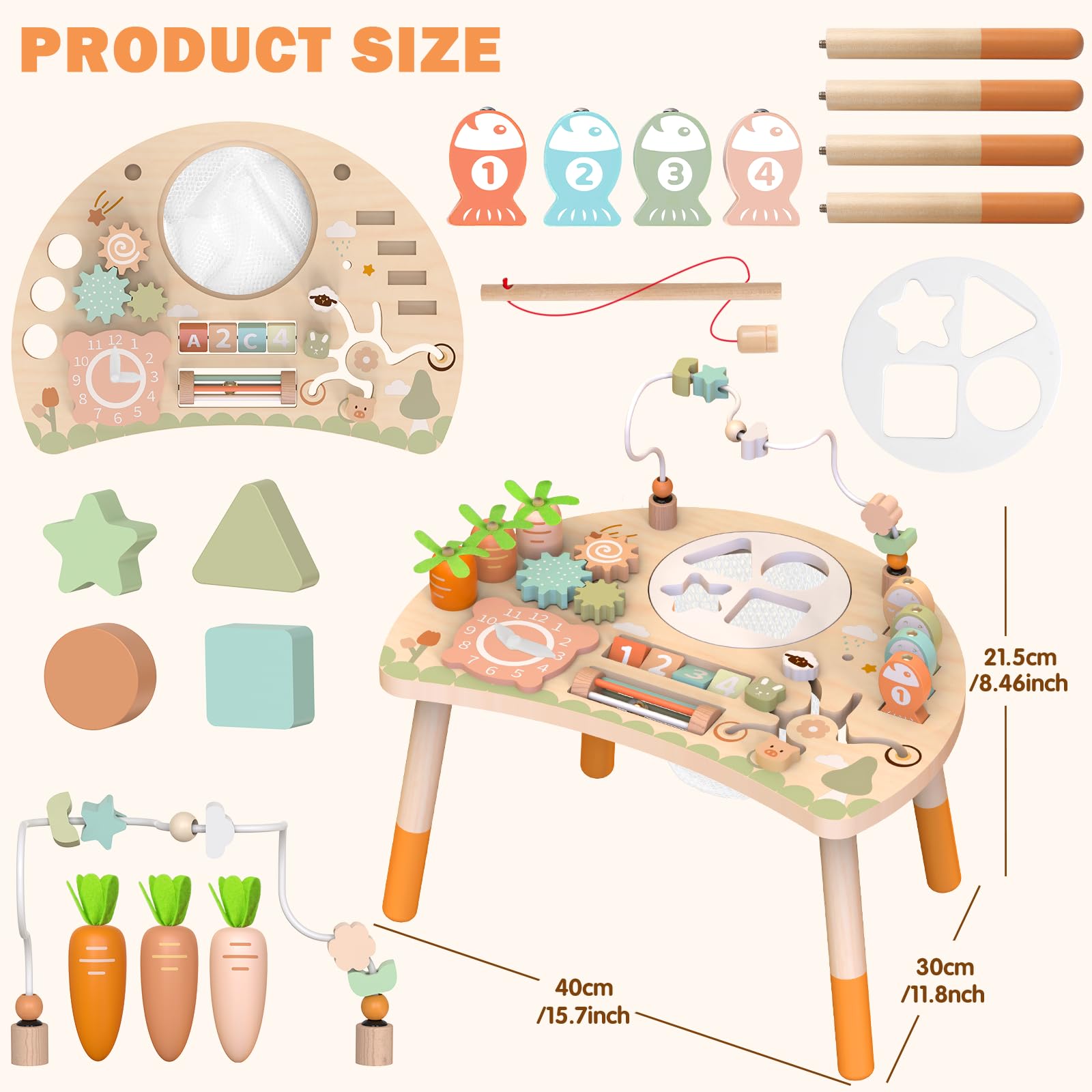 Weilim Activity Table teach-time clock builds early time awareness