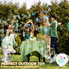 Weilim Bubble Machine ABS-durable body for indoor and outdoor use