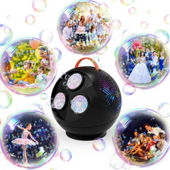 Weilim bubble machine easy two-button control for quick setup