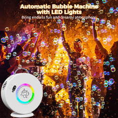 Weilim Bubble Machine easy two-button control for quick operation