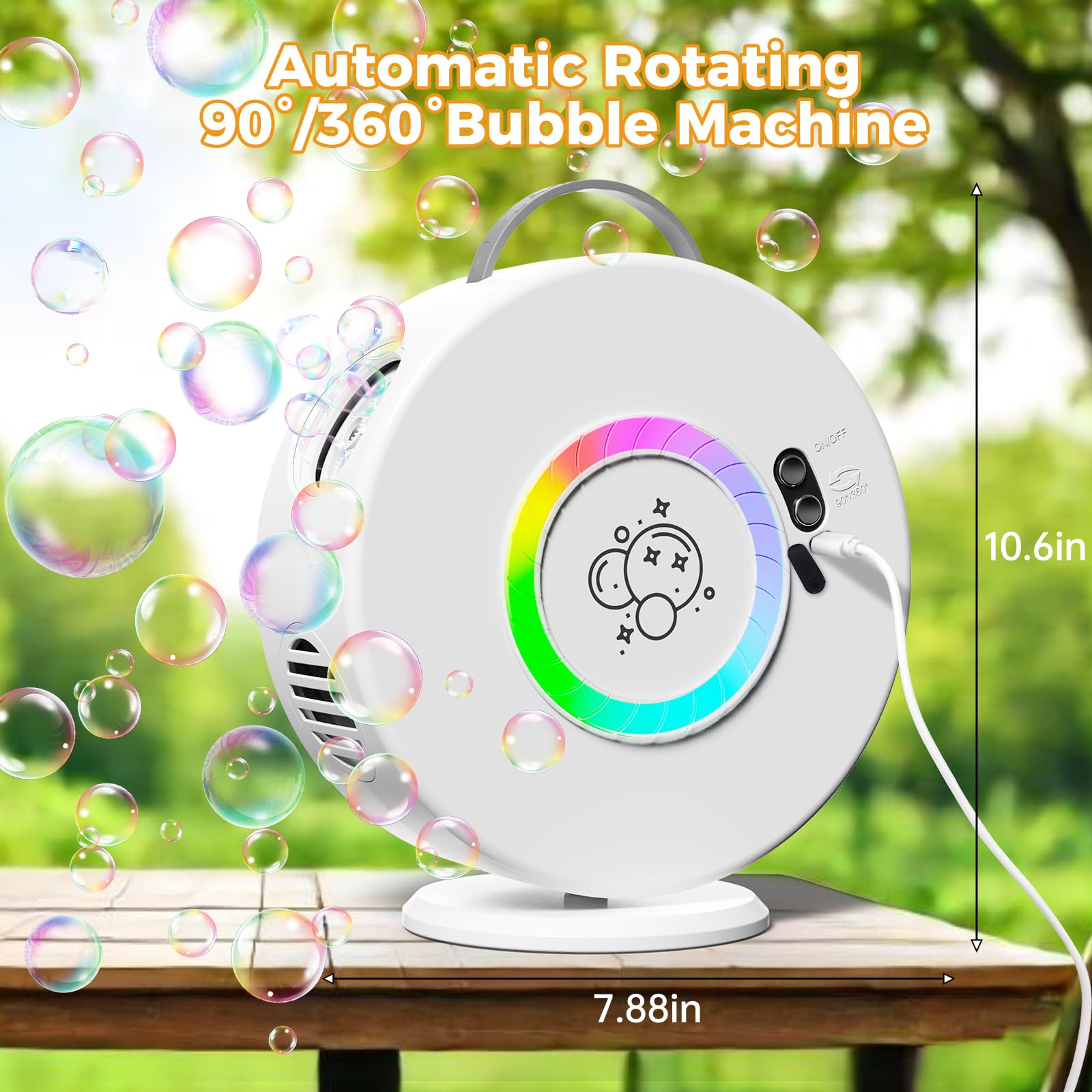 Weilim Bubble Machine large-capacity tank keeps bubbles flowing during parties