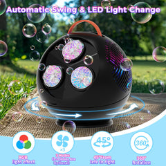 Weilim bubble machine large bubble tank supports longer play sessions
