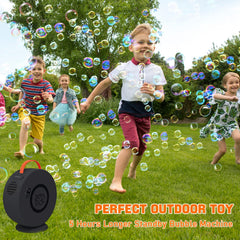 Weilim Bubble Machine portable design for on-the-go bubble fun.