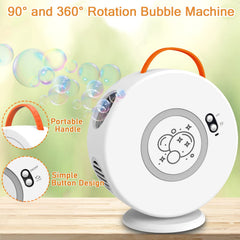 Weilim bubble machine shows a visible water line for easy refills