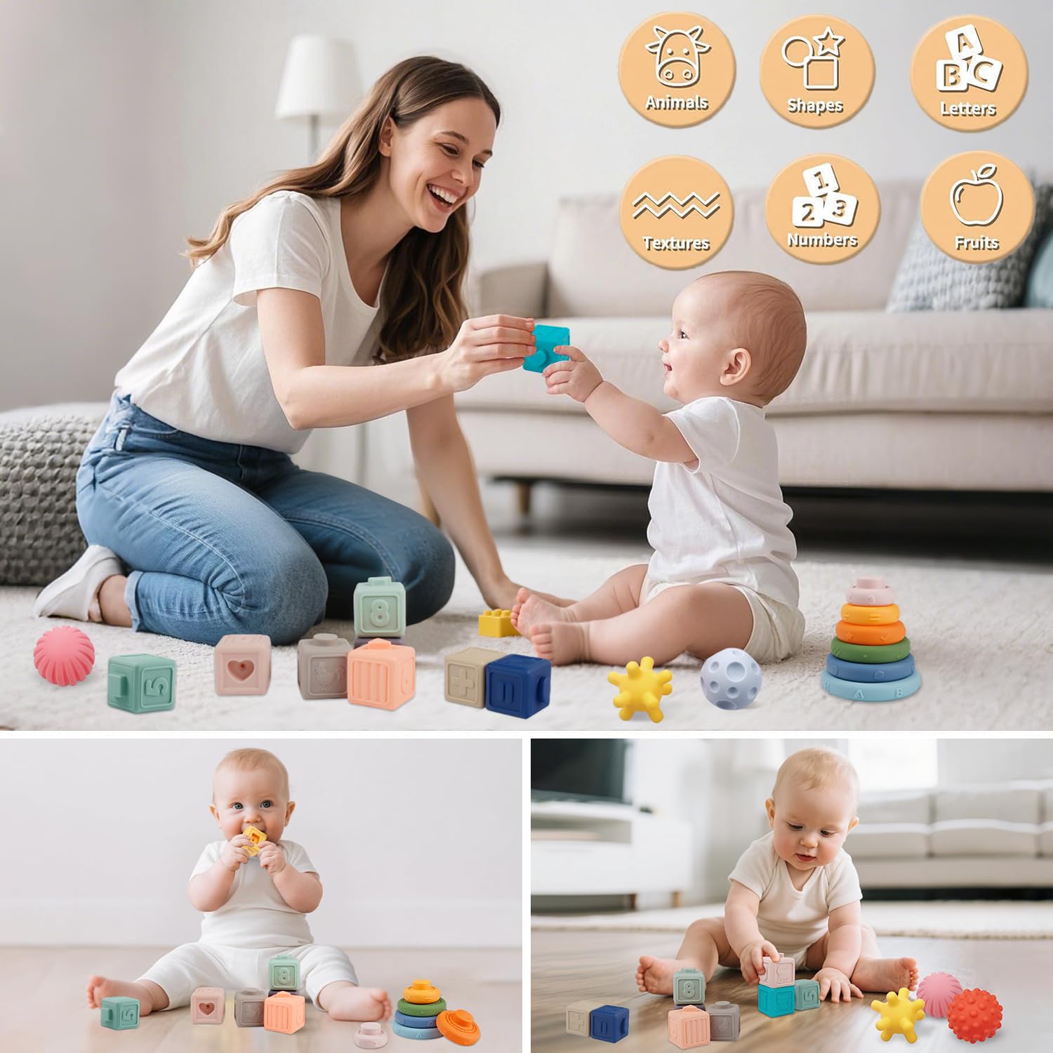 Weilim bath toys float and spray water for sensory bath play and learning through water time.