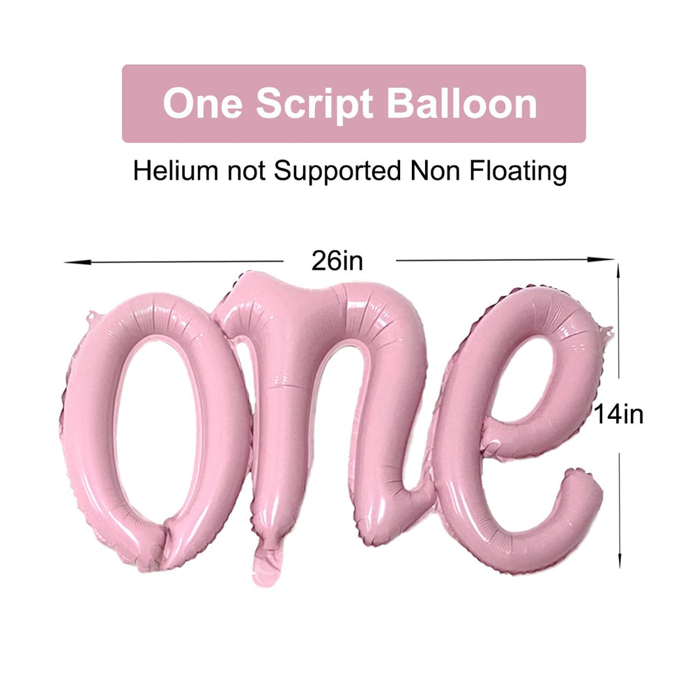 WEILINZHOU script ONE banner 26in adds personalized flair to celebrations