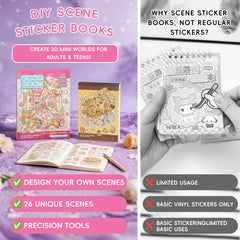 WEINSYT 3D Sticker Scene mini-scene 02 inspires creativity.