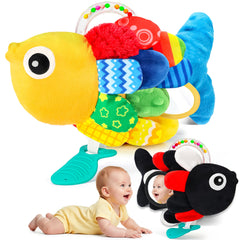 Weirtoya Baby Rattle beads shaker highlighting sound textures for auditory development.