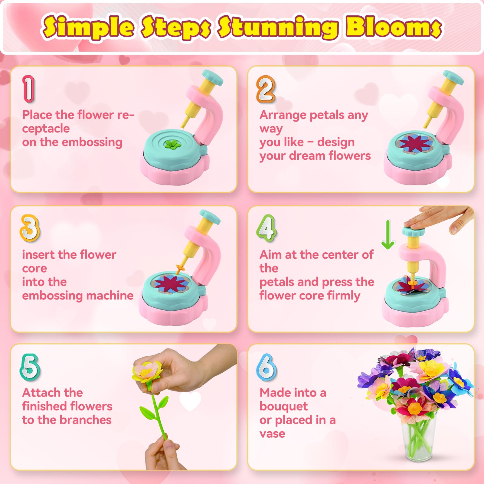 Weirtoya flower-stems are sturdy for durable bouquets.