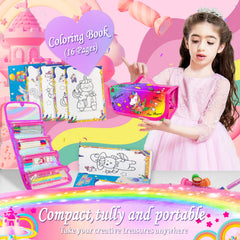 Weirtoya rainbow unicorn stickers—sparkle accents to enhance drawings and crafts.