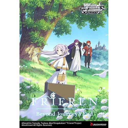 Weiss Schwarz Frieren booster display ready for fan collection and casual play.