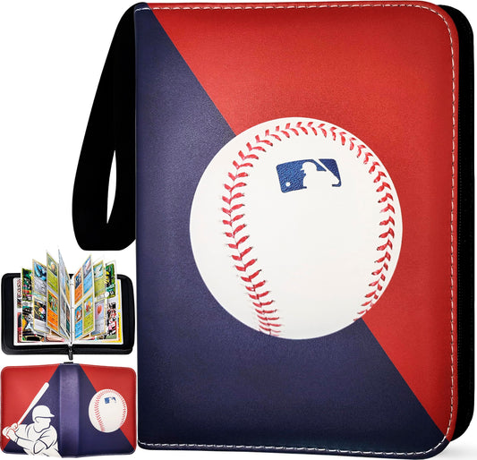 Welcomeella Baseball Card Binder cover shows durable exterior for organized storage.