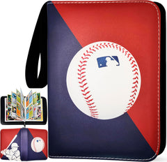 Welcomeella Baseball Card Binder cover shows durable exterior for organized storage.