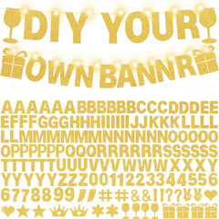 WELITTCON banner kit setup for DIY decoration