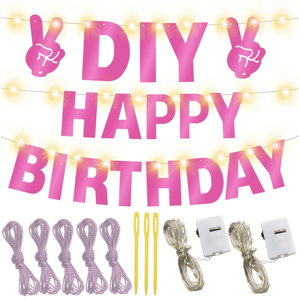 Welittcon rope and hanging supplies for easy banner setup.