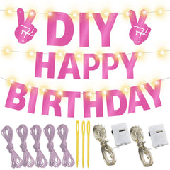Welittcon rope and hanging supplies for easy banner setup.