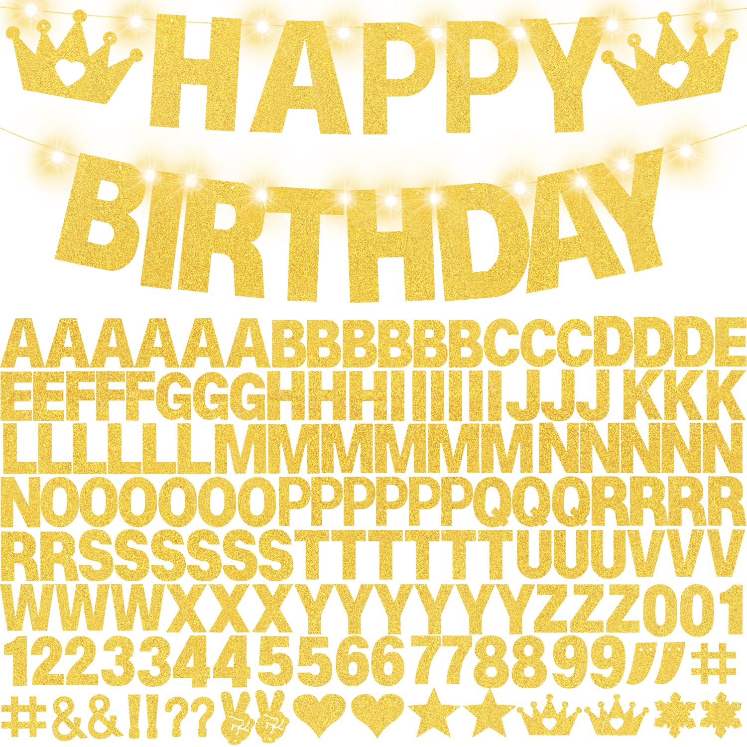WELITTCON birthday party decor banner enhances wall displays