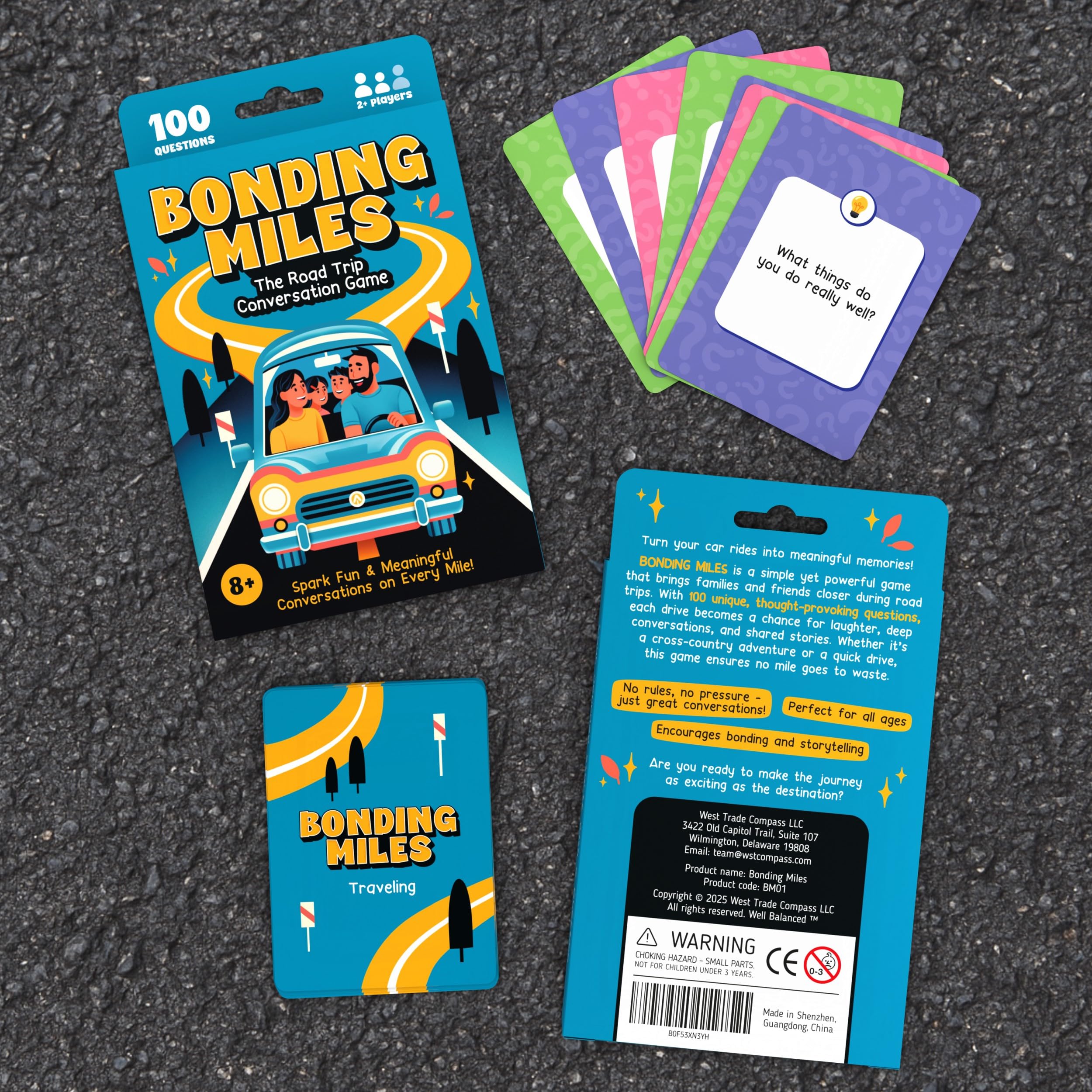WELL BALANCED Bonding Miles gift-ready packaging ideal for birthdays.