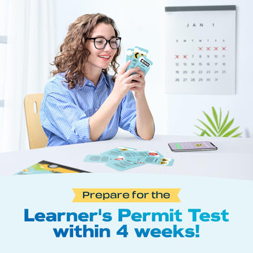 WELL BALANCED Driving Exam Pass Kit manual page shows up-to-date rules