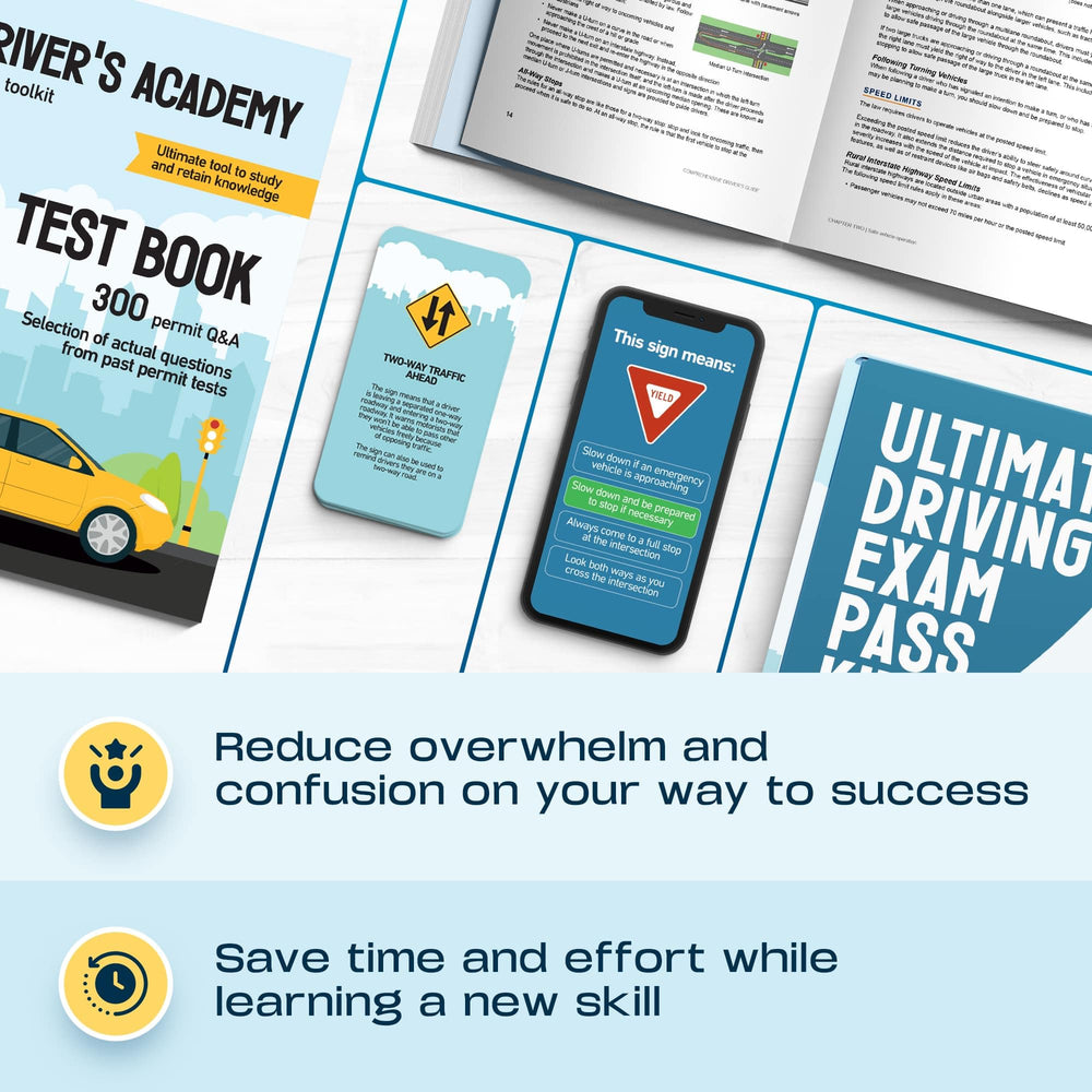 WELL BALANCED Driving Exam Pass Kit teen-ready setup for home or car