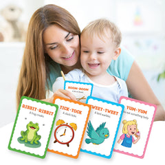 Well Balanced flash cards daily words image highlights simple words from everyday life for practice.